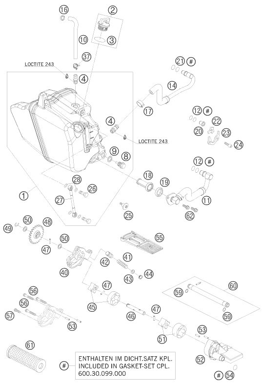 Náhled schématu LUBRICATING SYSTEM