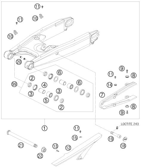 Náhled schématu SWING ARM