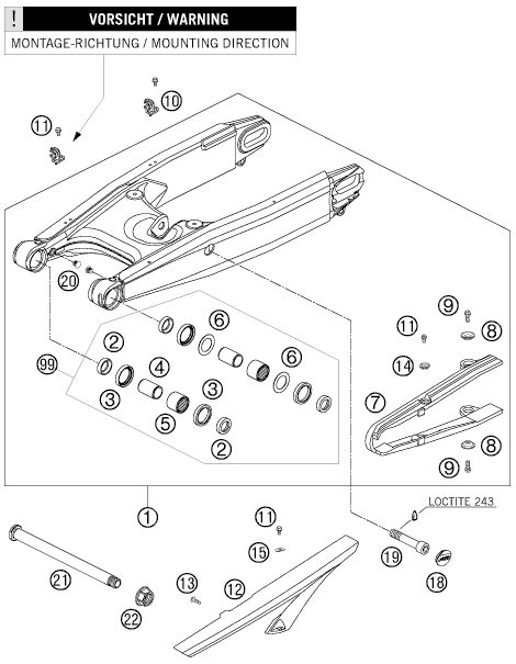 Náhled schématu SWING ARM