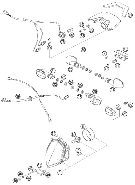 Náhled schématu LIGHTING SYSTEM