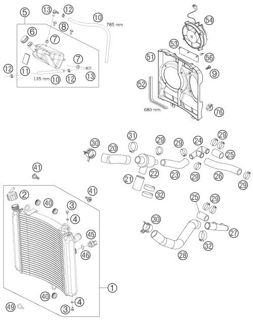 Náhled schématu COOLING SYSTEM