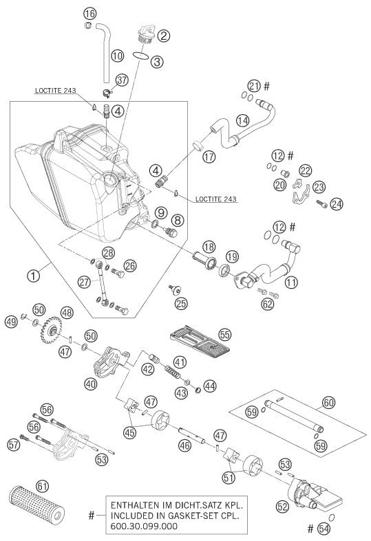 Náhled schématu LUBRICATING SYSTEM