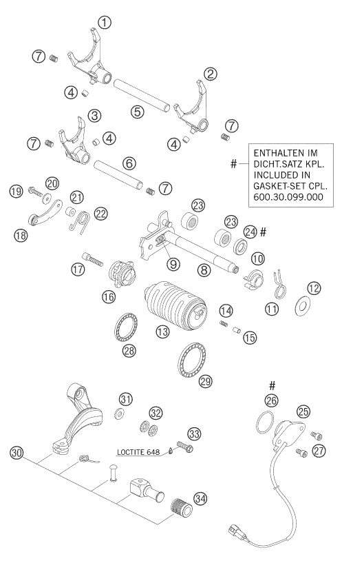 Náhled schématu SHIFTING MECHANISM