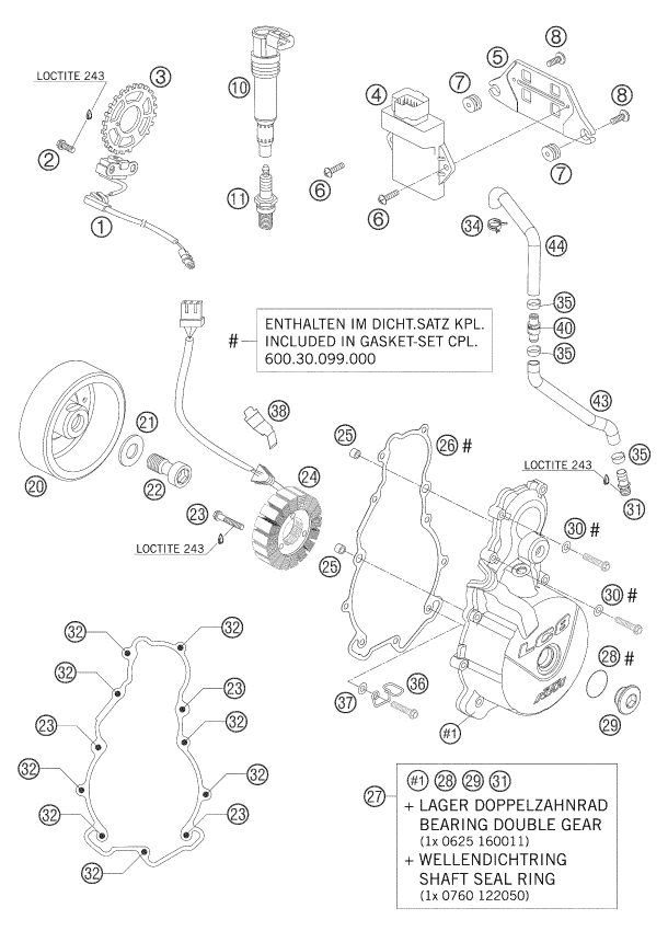 Náhled schématu IGNITION SYSTEM