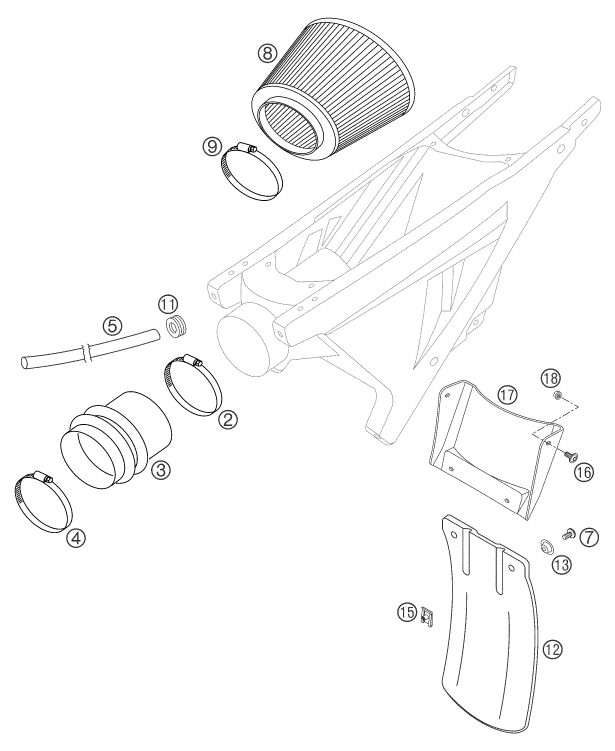 Náhled schématu AIR FILTER