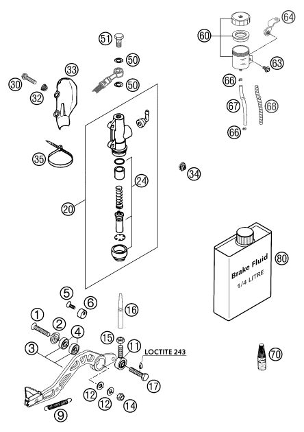 Náhled schématu REAR BRAKE CONTROL