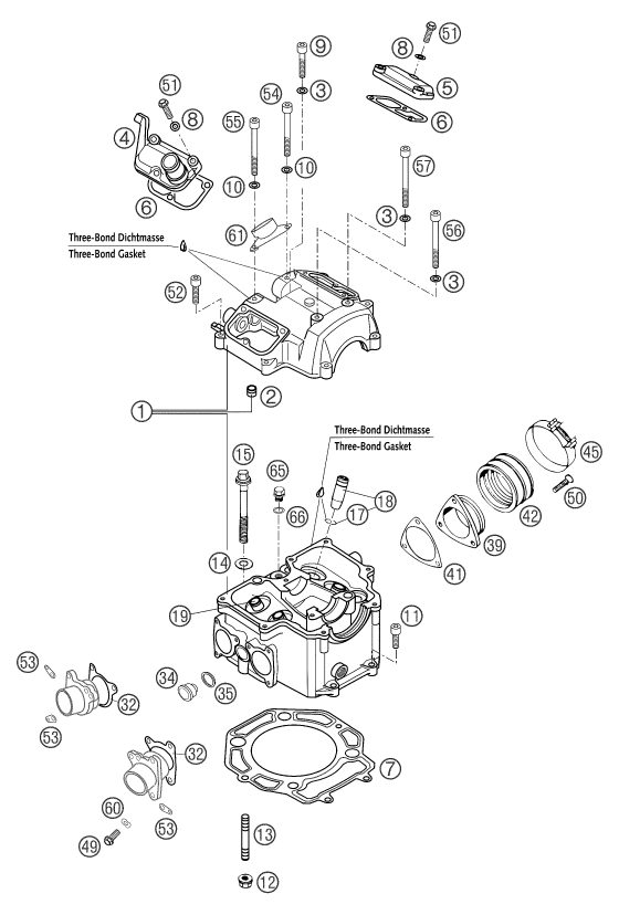 Náhled schématu CYLINDER, CYLINDER HEAD