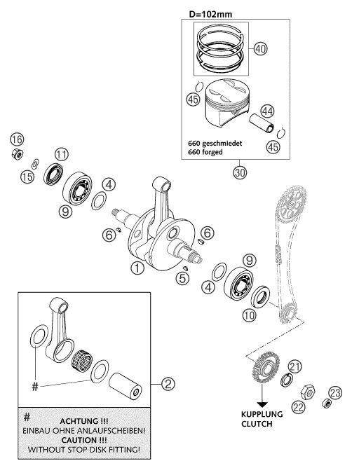 Náhled schématu CRANKSHAFT, PISTON