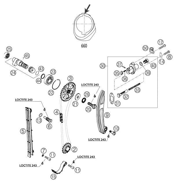 Náhled schématu TIMING DRIVE
