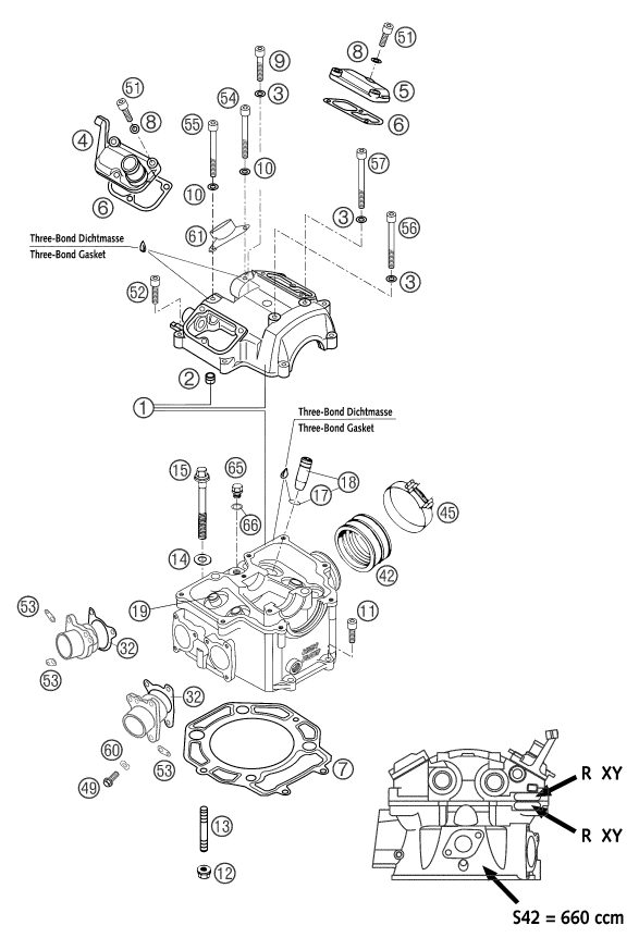 Náhled schématu CYLINDER HEAD