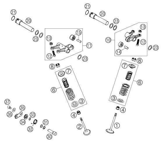 Náhled schématu CYLINDER HEAD