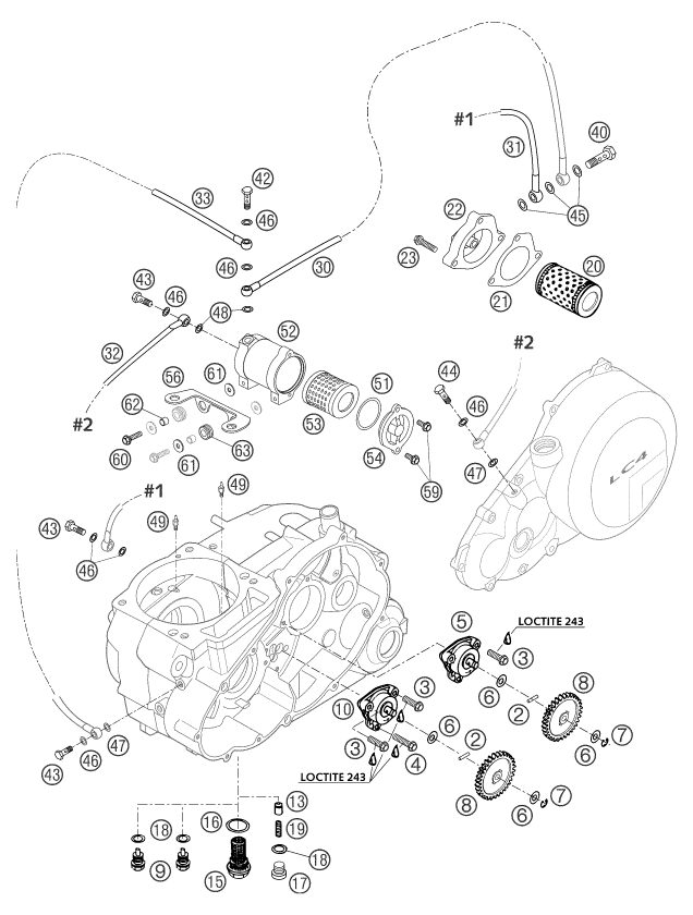 Náhled schématu LUBRICATING SYSTEM