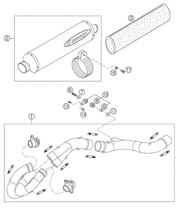 Náhled schématu EXHAUST SYSTEM