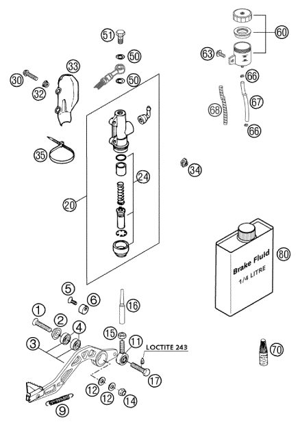 Náhled schématu REAR BRAKE CONTROL