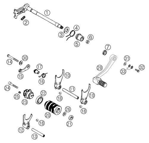 Náhled schématu SHIFTING MECHANISM