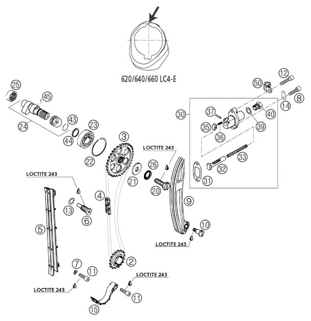 Náhled schématu TIMING DRIVE