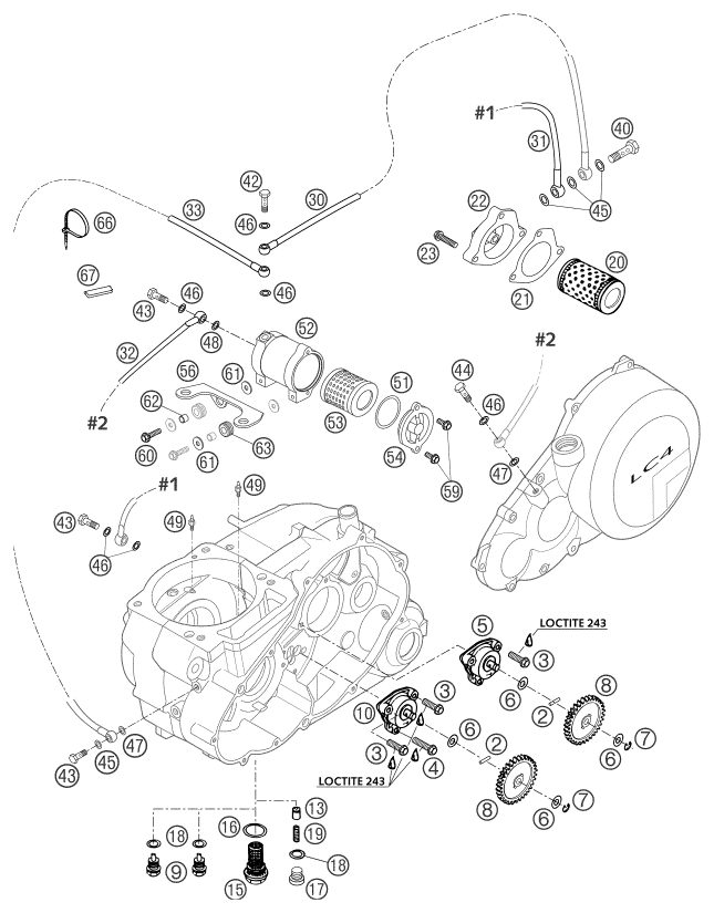 Náhled schématu LUBRICATING SYSTEM