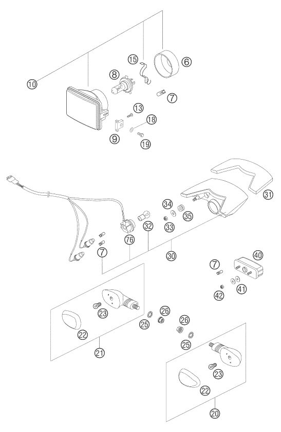 Náhled schématu LIGHTING SYSTEM