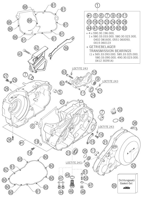 Náhled schématu ENGINE CASE