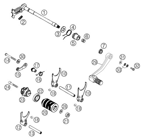 Náhled schématu SHIFTING MECHANISM