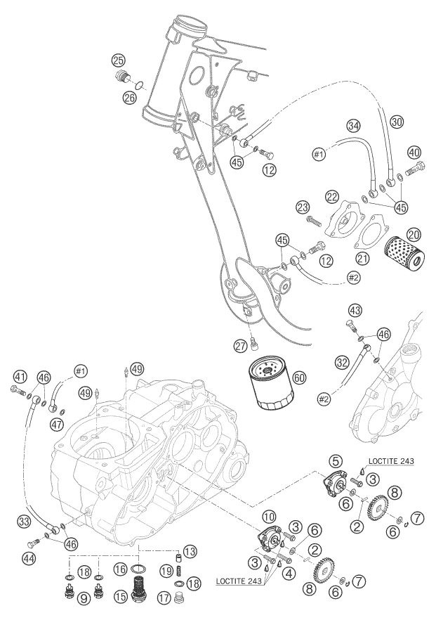 Náhled schématu LUBRICATING SYSTEM