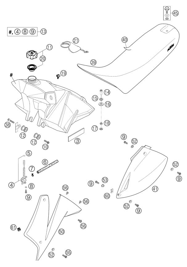 Náhled schématu TANK, SEAT