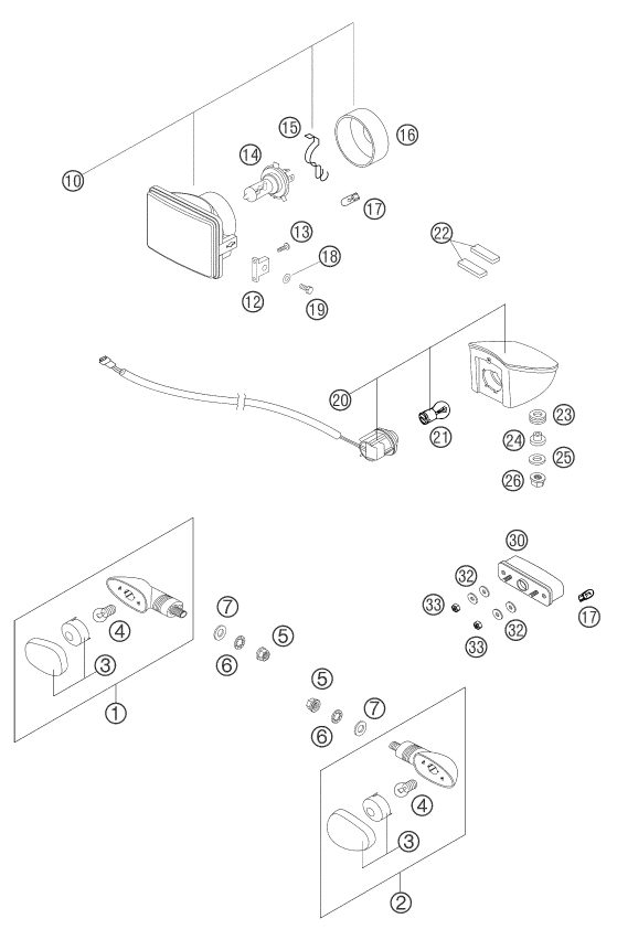 Náhled schématu LIGHTING SYSTEM