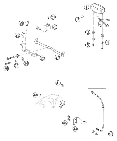 Náhled schématu INSTRUMENTS / LOCK SYSTEM