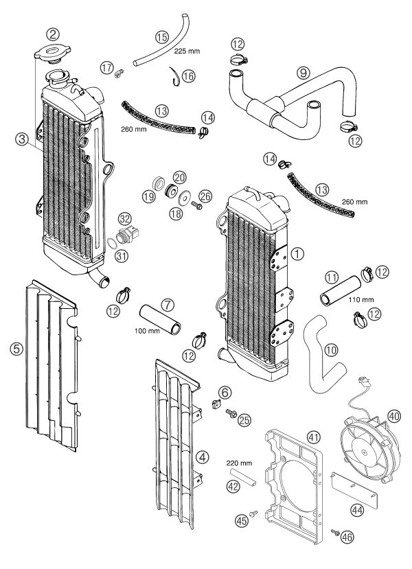 Náhled schématu COOLING SYSTEM