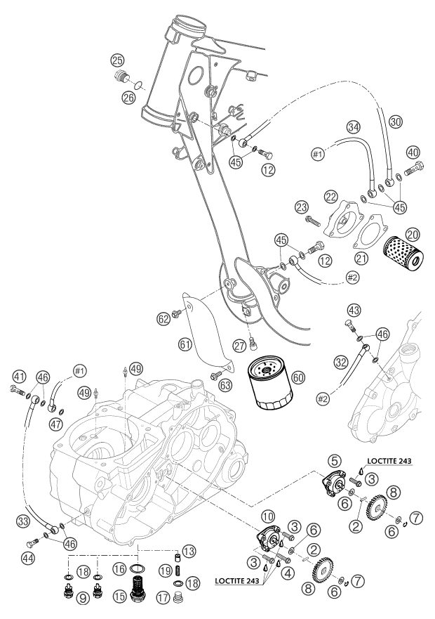 Náhled schématu LUBRICATING SYSTEM