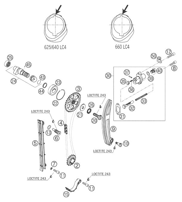 Náhled schématu TIMING DRIVE