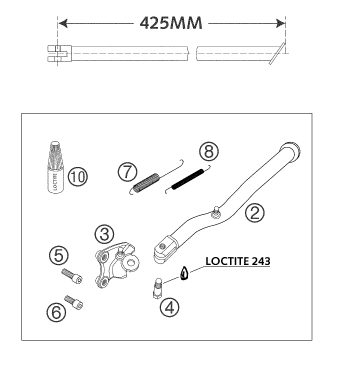 Náhled schématu SIDE / CENTER STAND