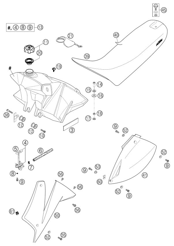 Náhled schématu TANK, SEAT