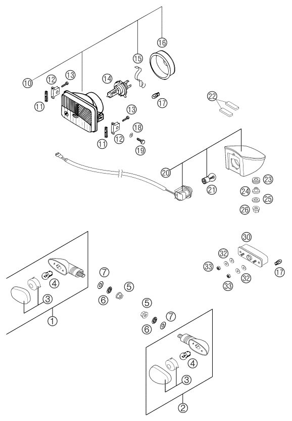 Náhled schématu LIGHTING SYSTEM