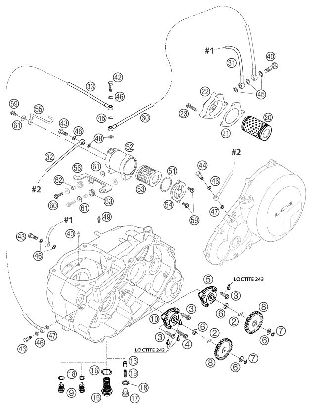 Náhled schématu LUBRICATING SYSTEM