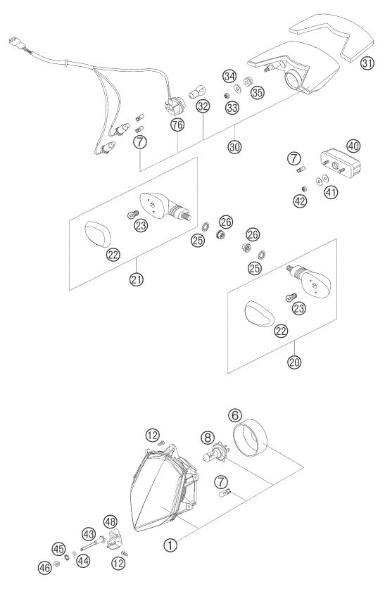 Náhled schématu LIGHTING SYSTEM