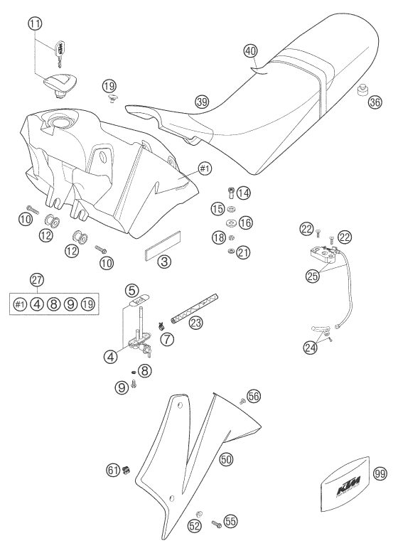 Náhled schématu TANK, SEAT