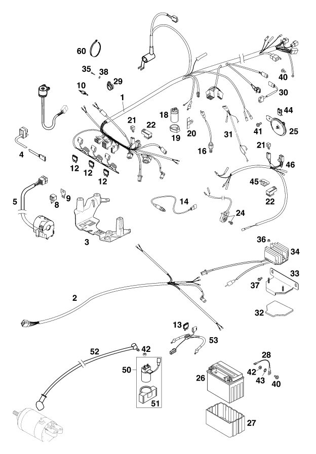 Náhled schématu WIRING HARNESS