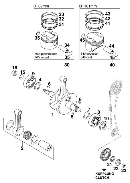 Náhled schématu CRANKSHAFT, PISTON
