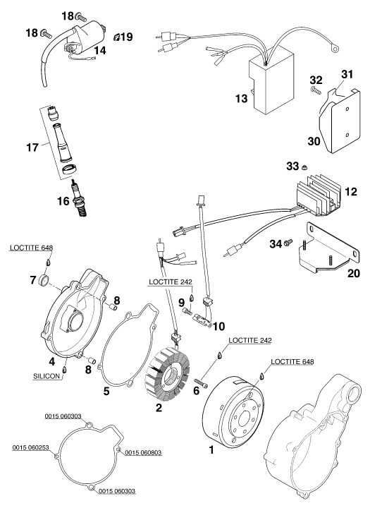 Náhled schématu IGNITION SYSTEM