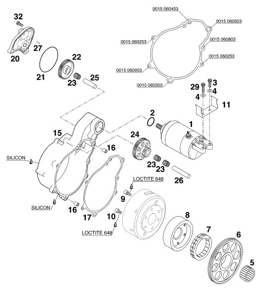 Náhled schématu ELECTRIC STARTER