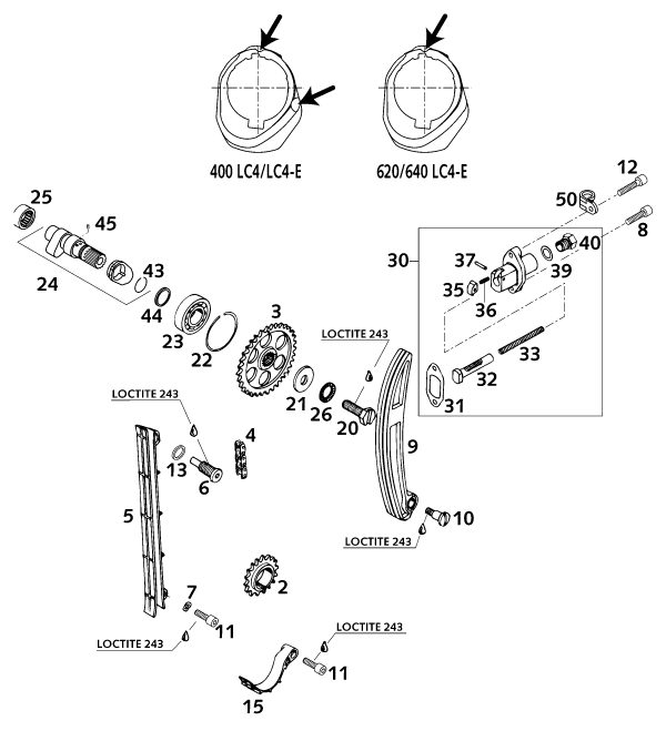 Náhled schématu TIMING DRIVE