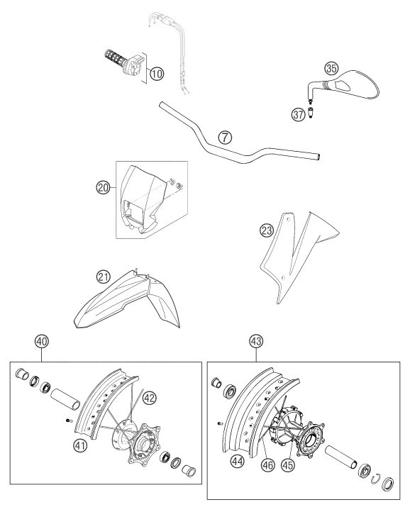 Náhled schématu NEW PARTS