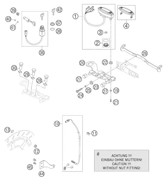 Náhled schématu INSTRUMENTS / LOCK SYSTEM