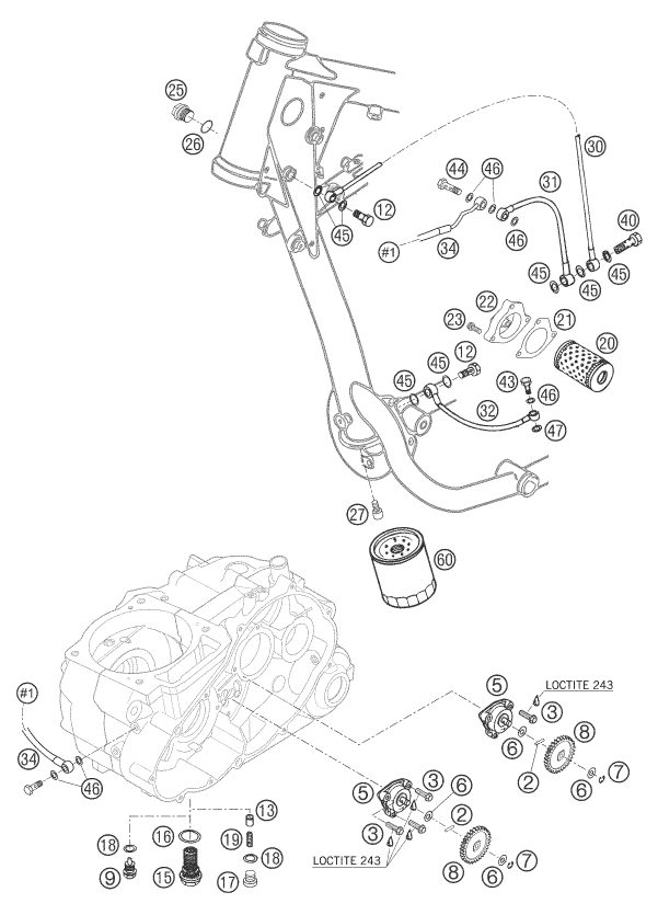Náhled schématu LUBRICATING SYSTEM