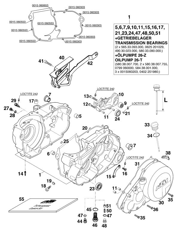 Náhled schématu ENGINE CASE