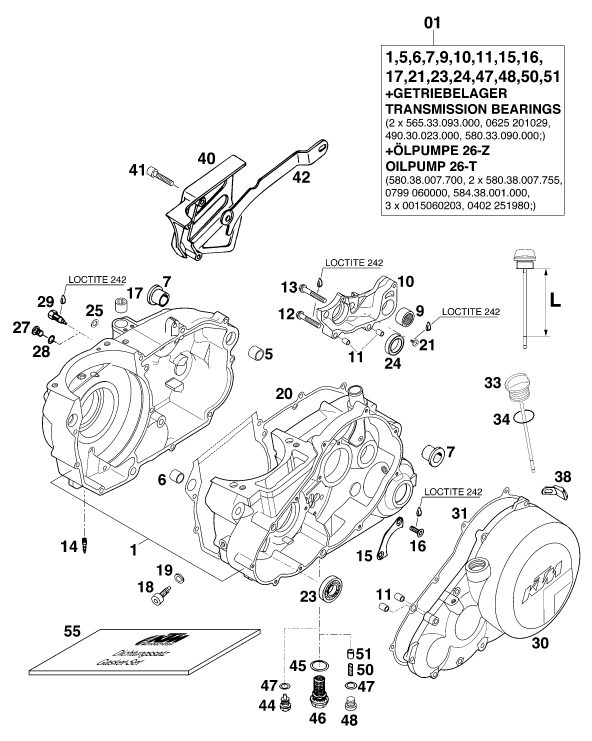 Náhled schématu ENGINE CASE