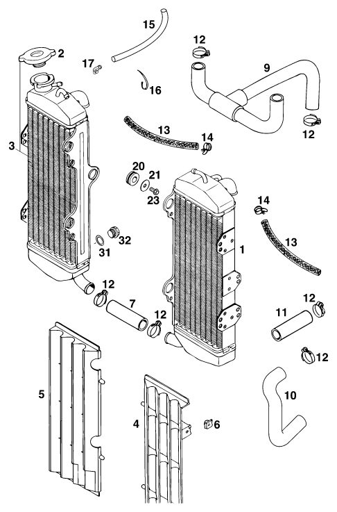 Náhled schématu COOLING SYSTEM
