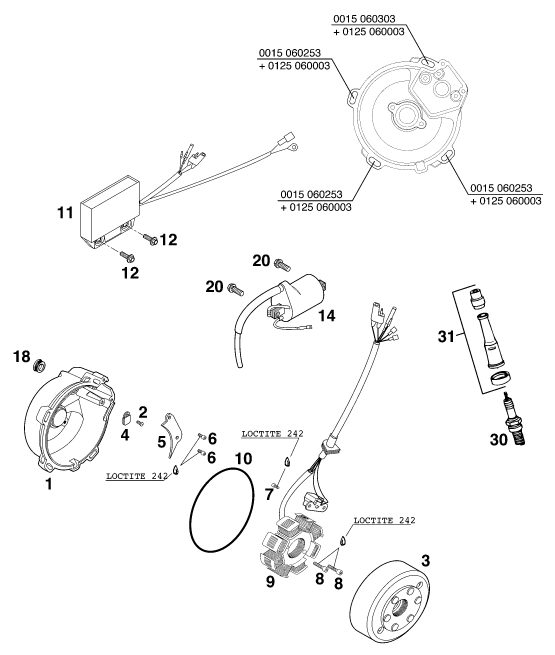 Náhled schématu IGNITION SYSTEM