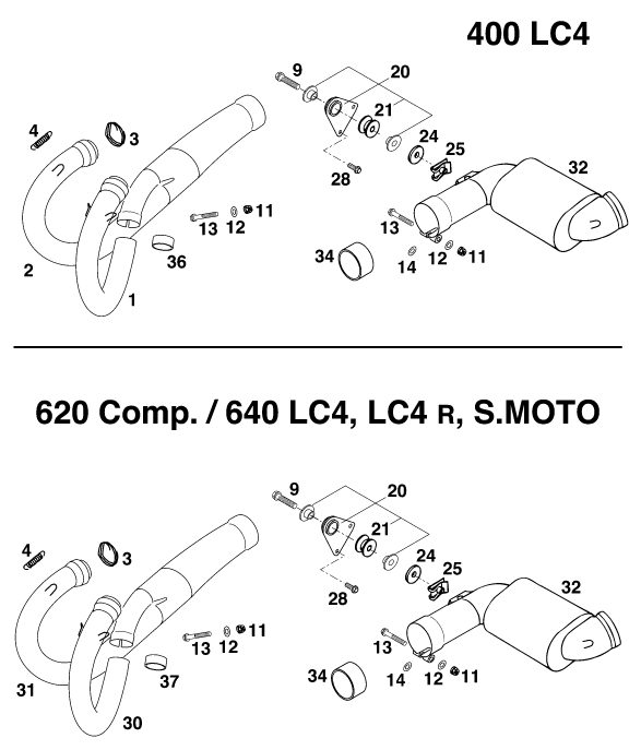 Náhled schématu EXHAUST SYSTEM